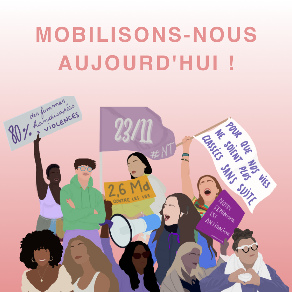 Mobilisons-nous contre les violences : Ensemble, nous sommes plus fortes !
