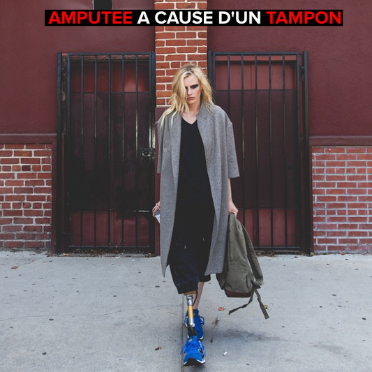 Lauren Wasser Amputée à cause d'un tampon