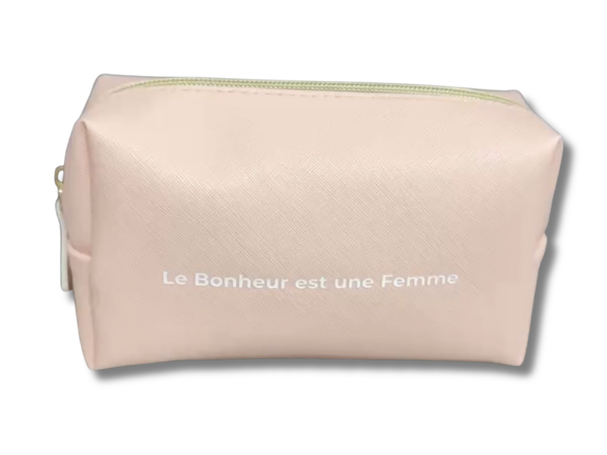 Sac Vanity 'Le Bonheur est une Femme'