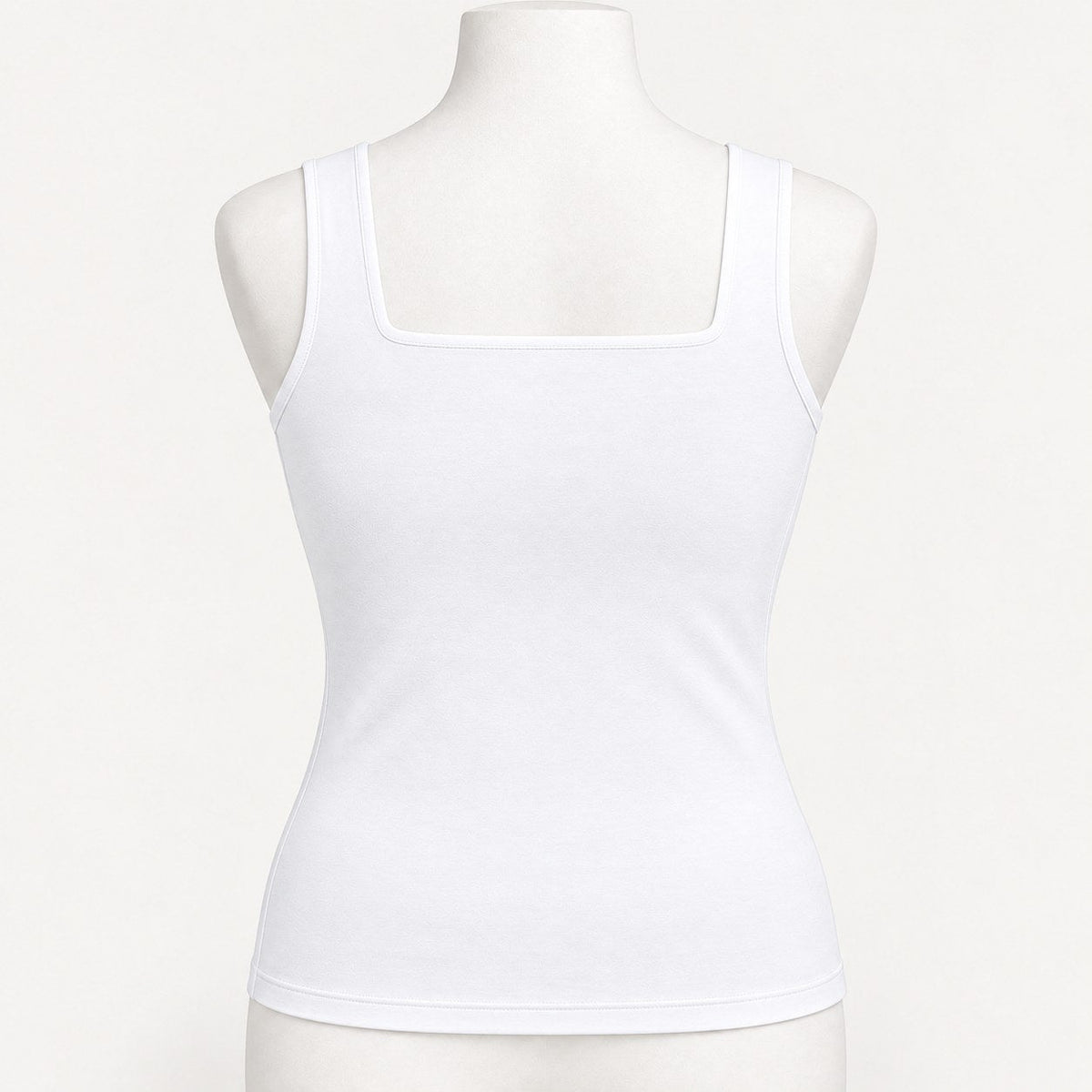 Débardeur Bra-Free Blanc, dos