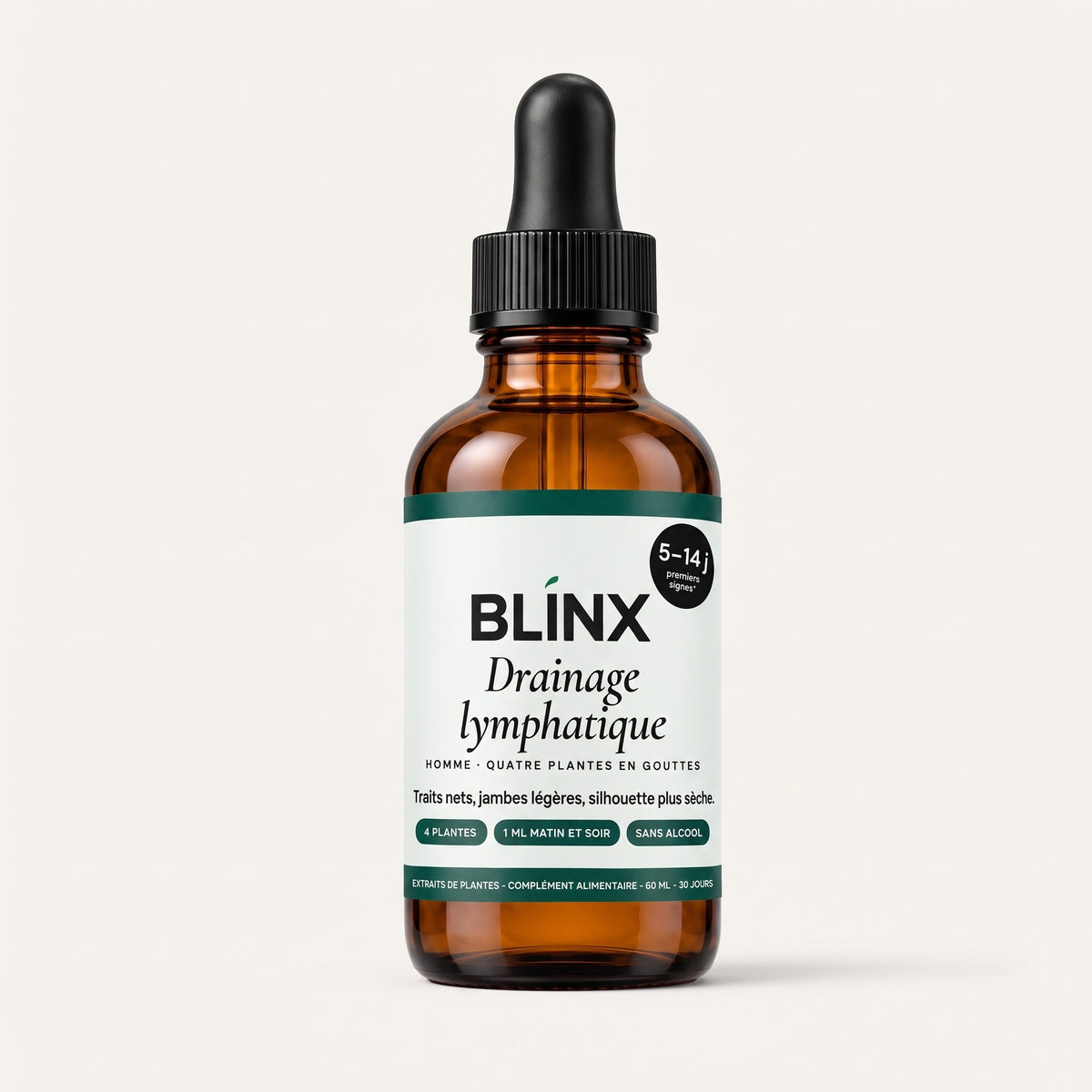 Blinx Drainage lymphatique Homme, flacon