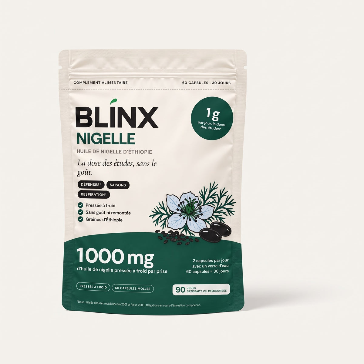 Blinx Nigelle, sachet