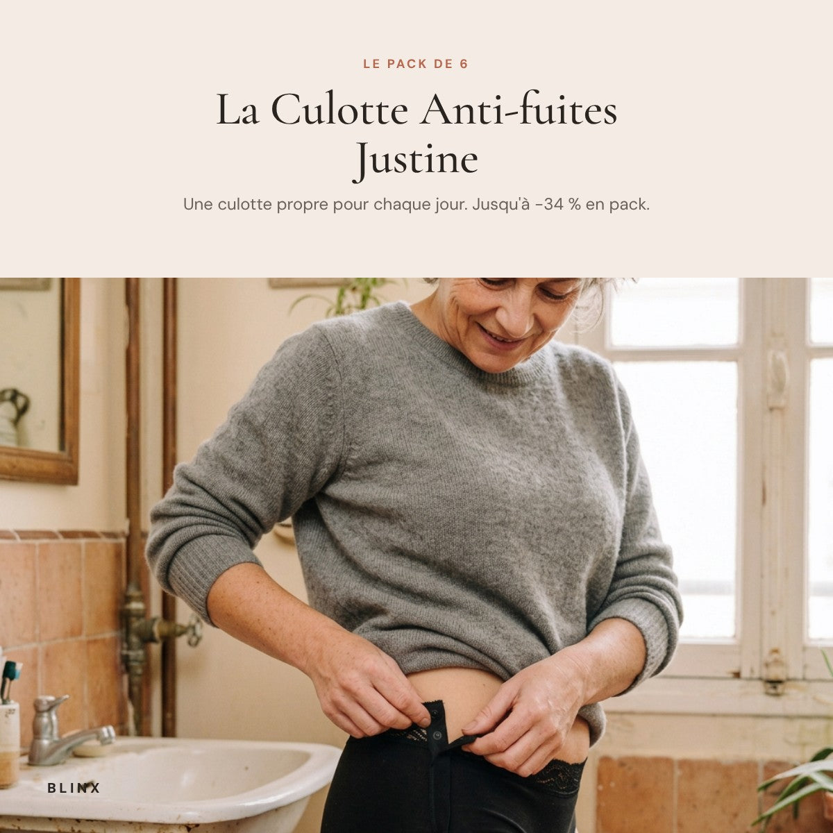La Culotte Anti-fuites Justine