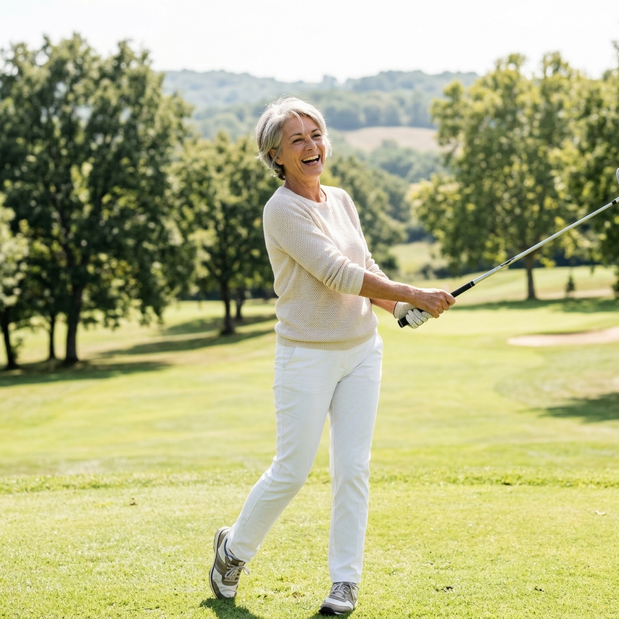 Marche, yoga, golf