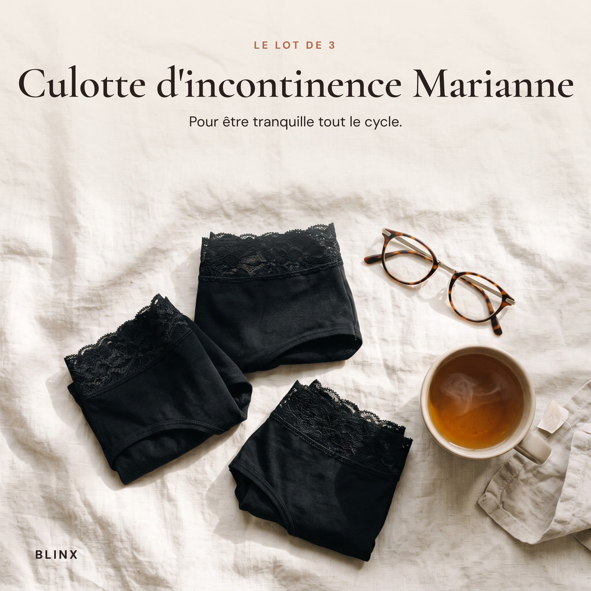 Culotte d'incontinence Marianne (Lot de 3)