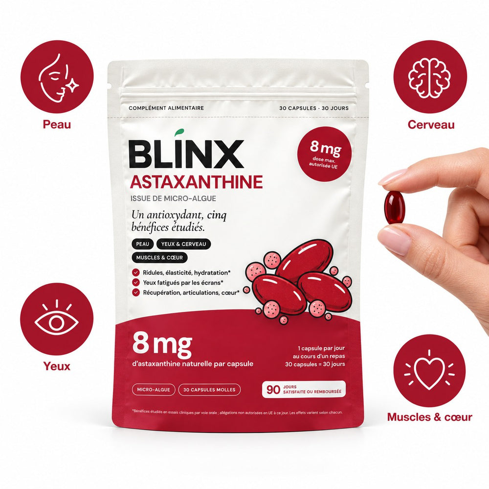 Blinx Astaxanthine : les bénéfices