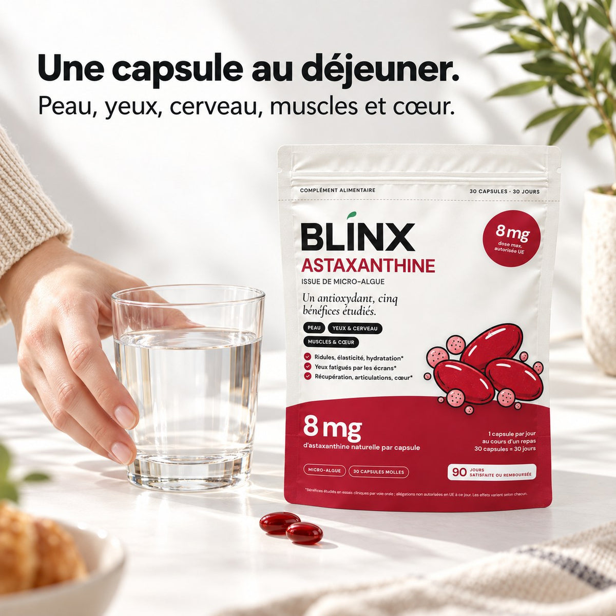 Blinx Astaxanthine au quotidien