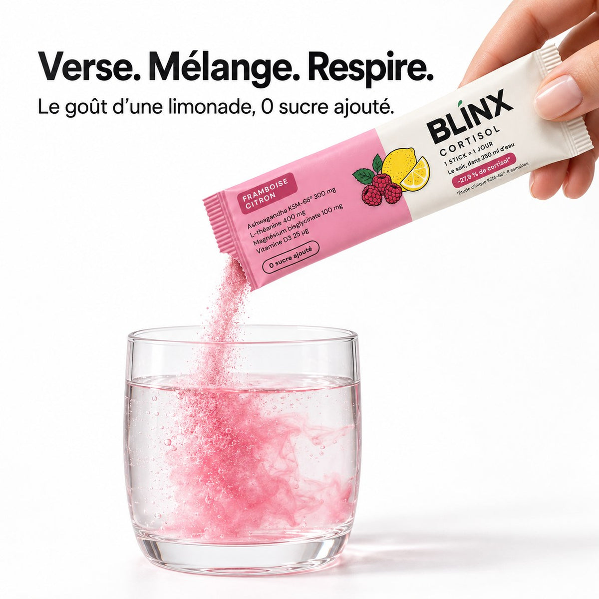 Blinx Cortisol : le geste