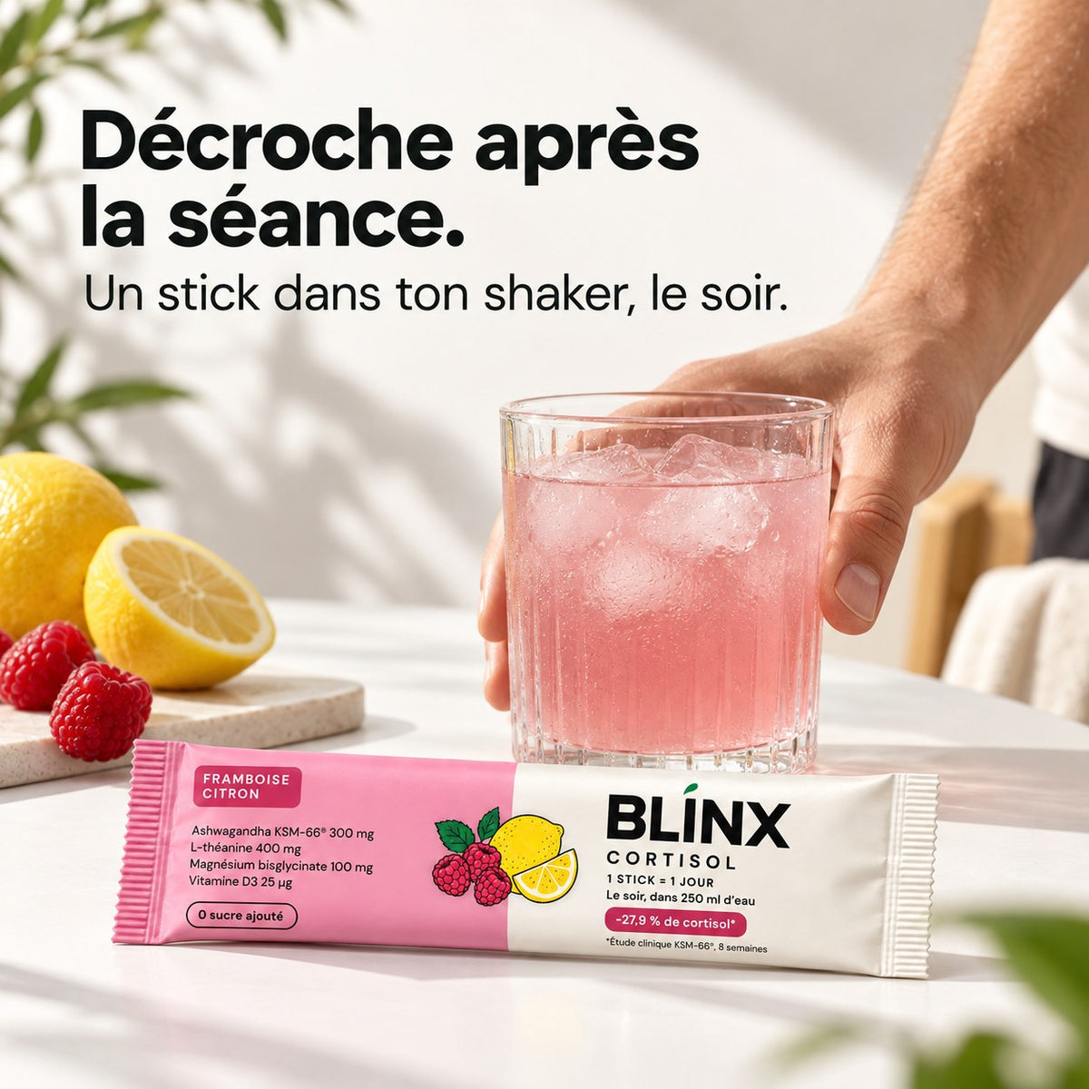 Blinx Cortisol Homme au quotidien