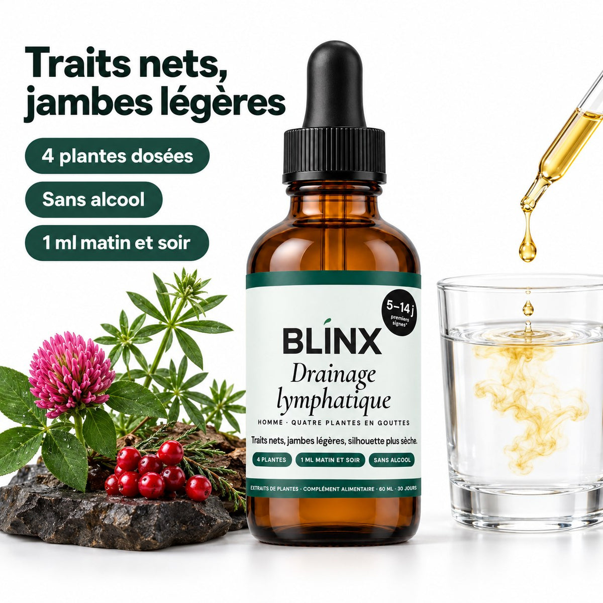 Blinx Drainage lymphatique Homme, packshot