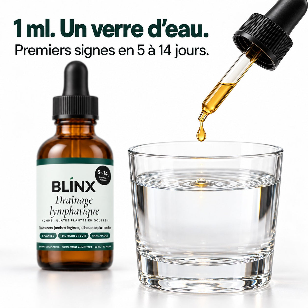 Blinx Drainage lymphatique Homme : le geste
